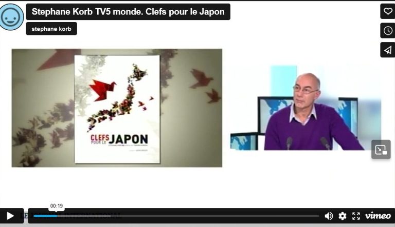 Capture d'écran vidéo clefs sur le japon